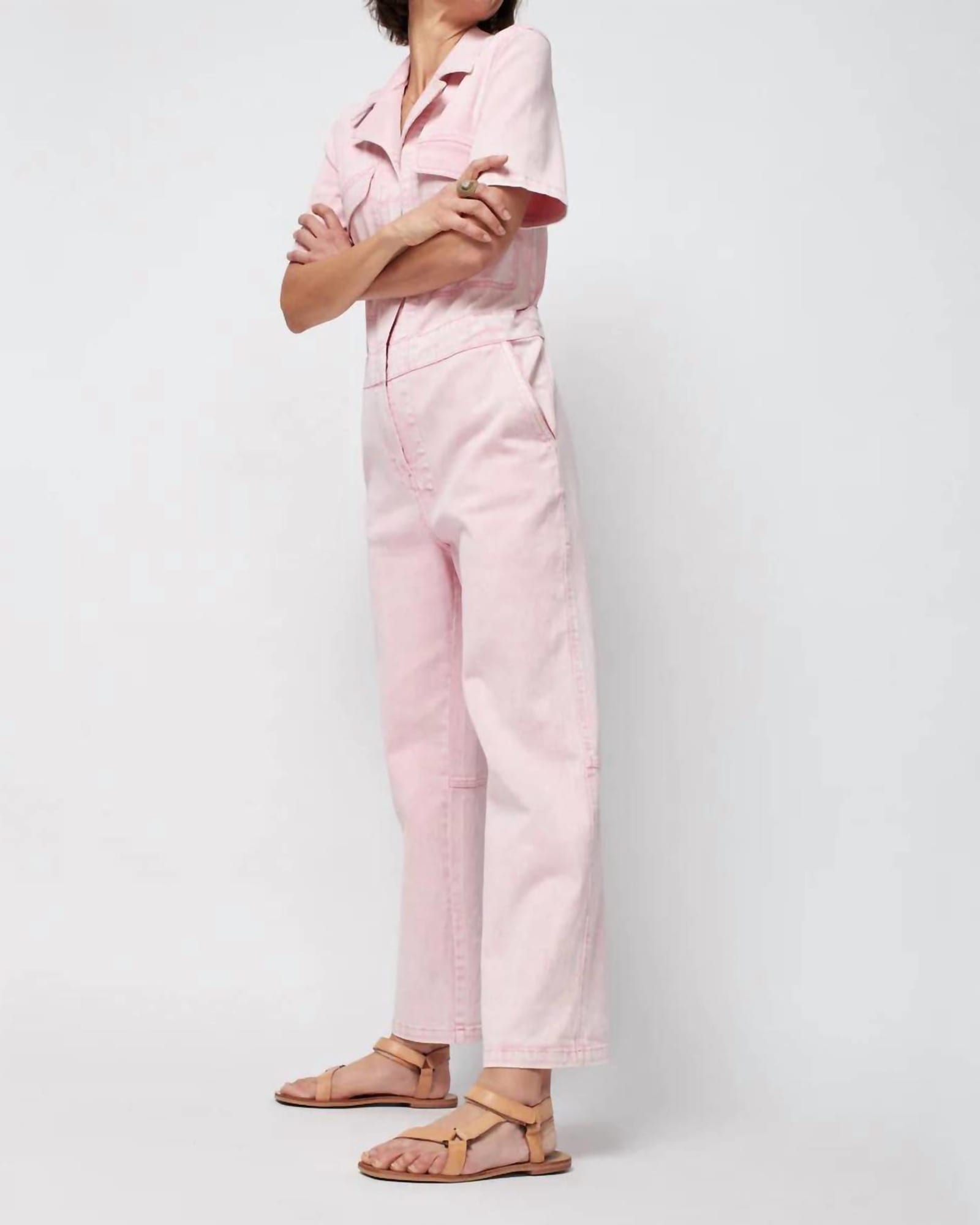 Blythe Jumpsuit in Pink | Pink