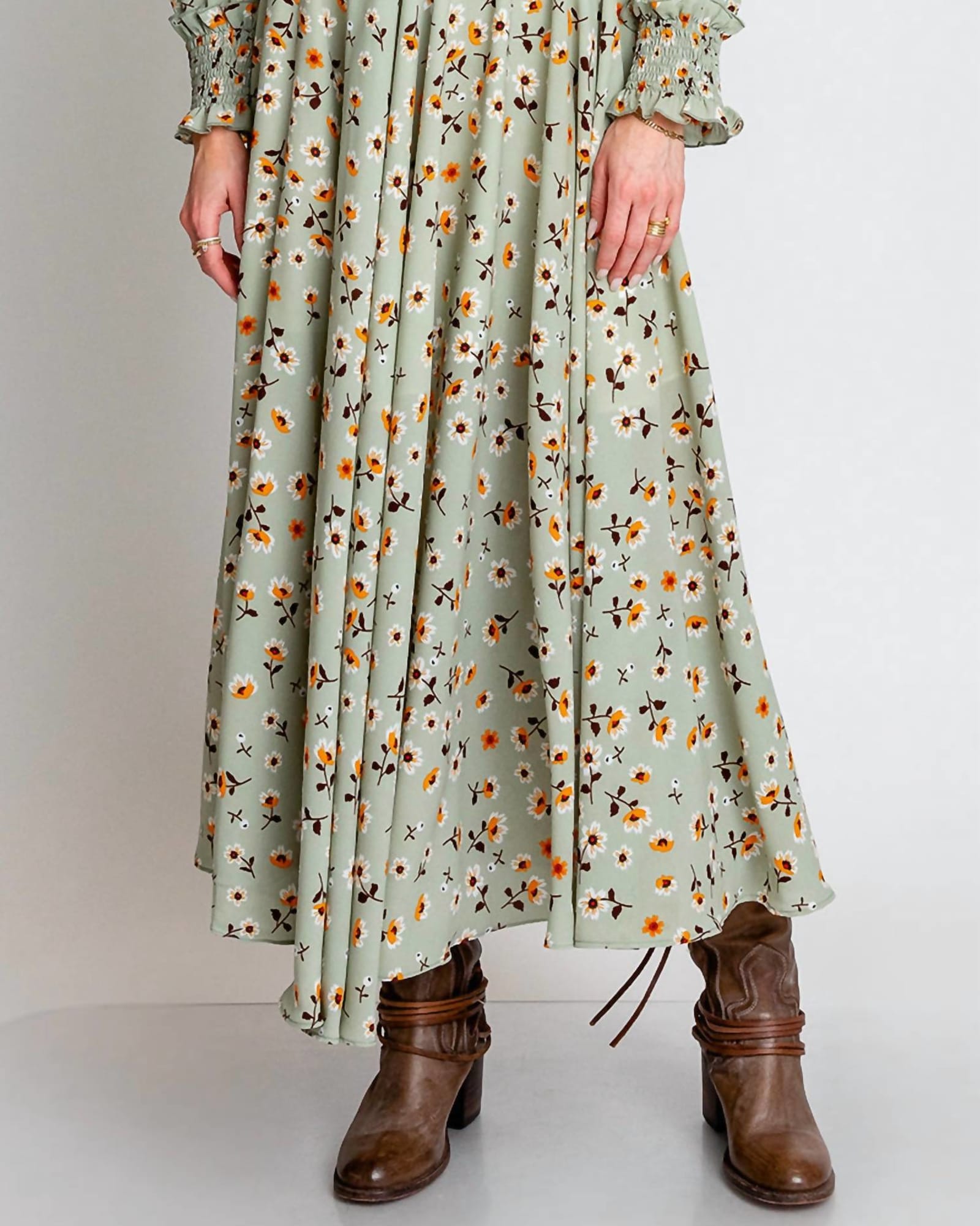 Perry Street Skirt in Chamomile Print | Chamomile Print