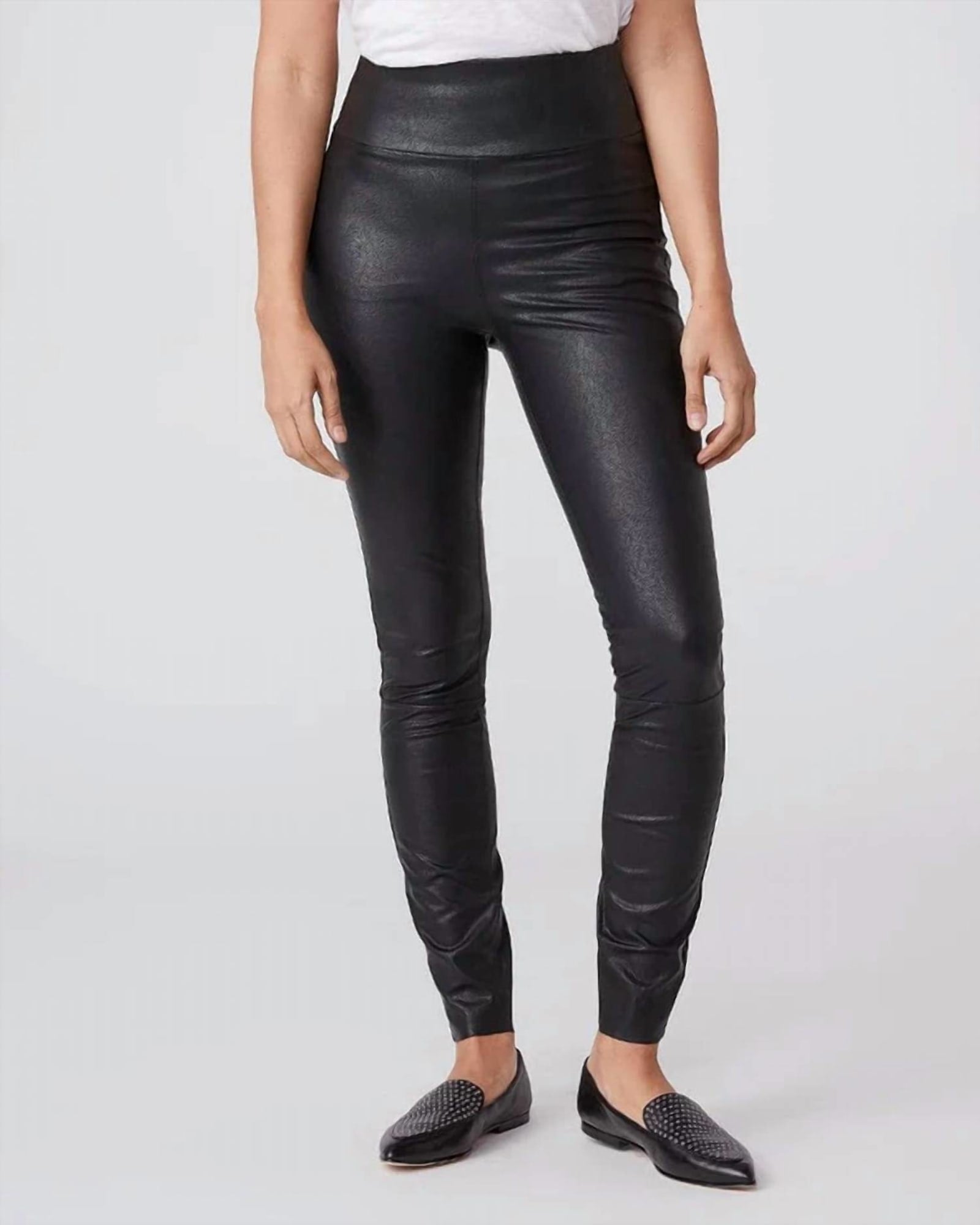 Sheena Leather Legging in Black | Black