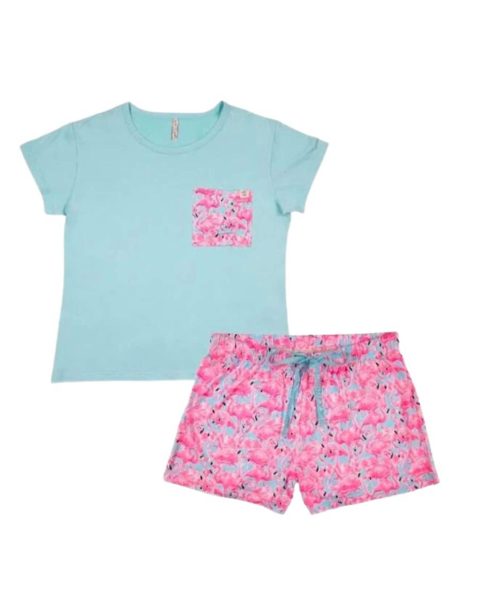 Women'S Pajama Lounge Set in T-Shirt Flamingo | T-Shirt Flamingo
