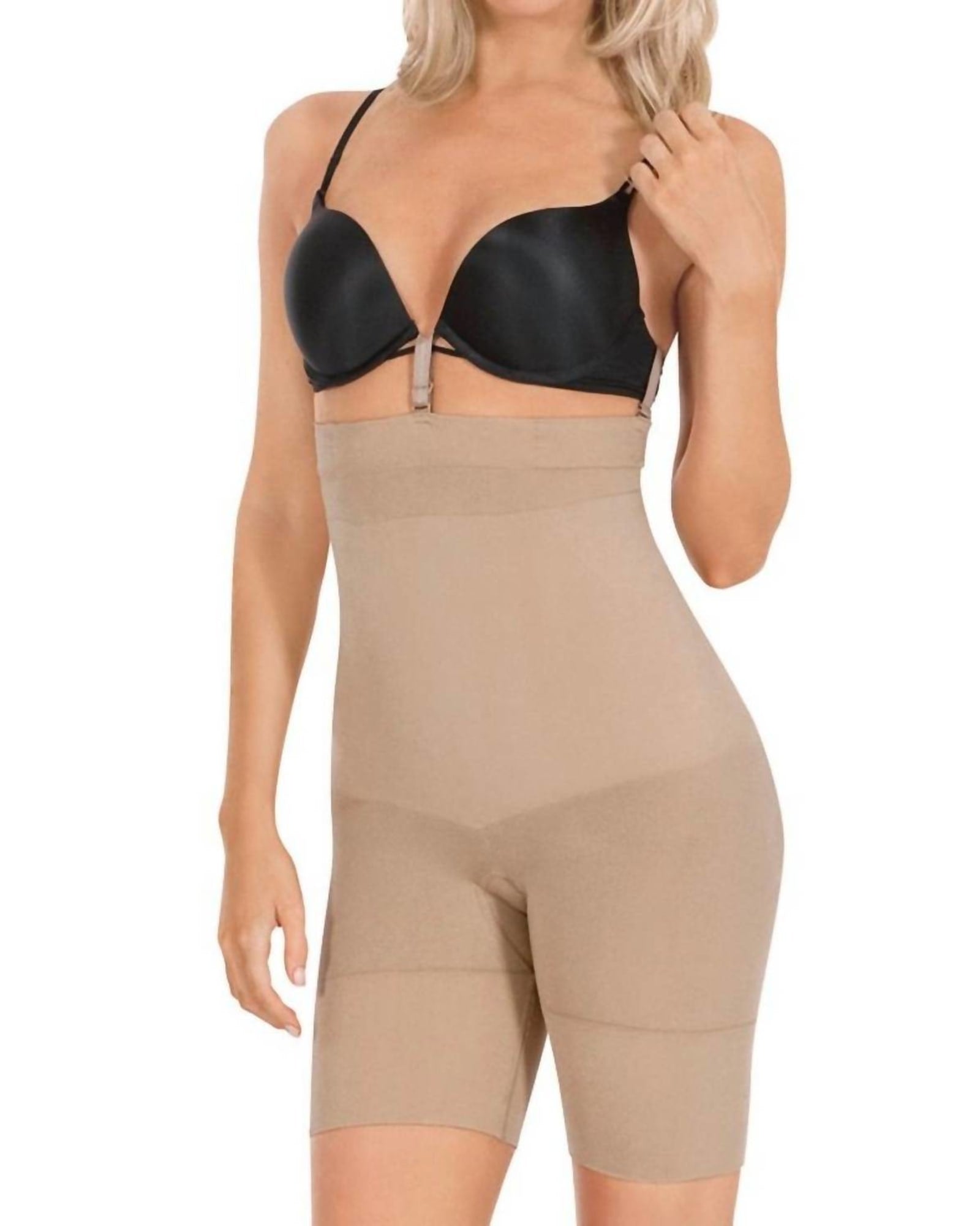 Seamless High Waist Boxer Shaper in Nude | Nude
