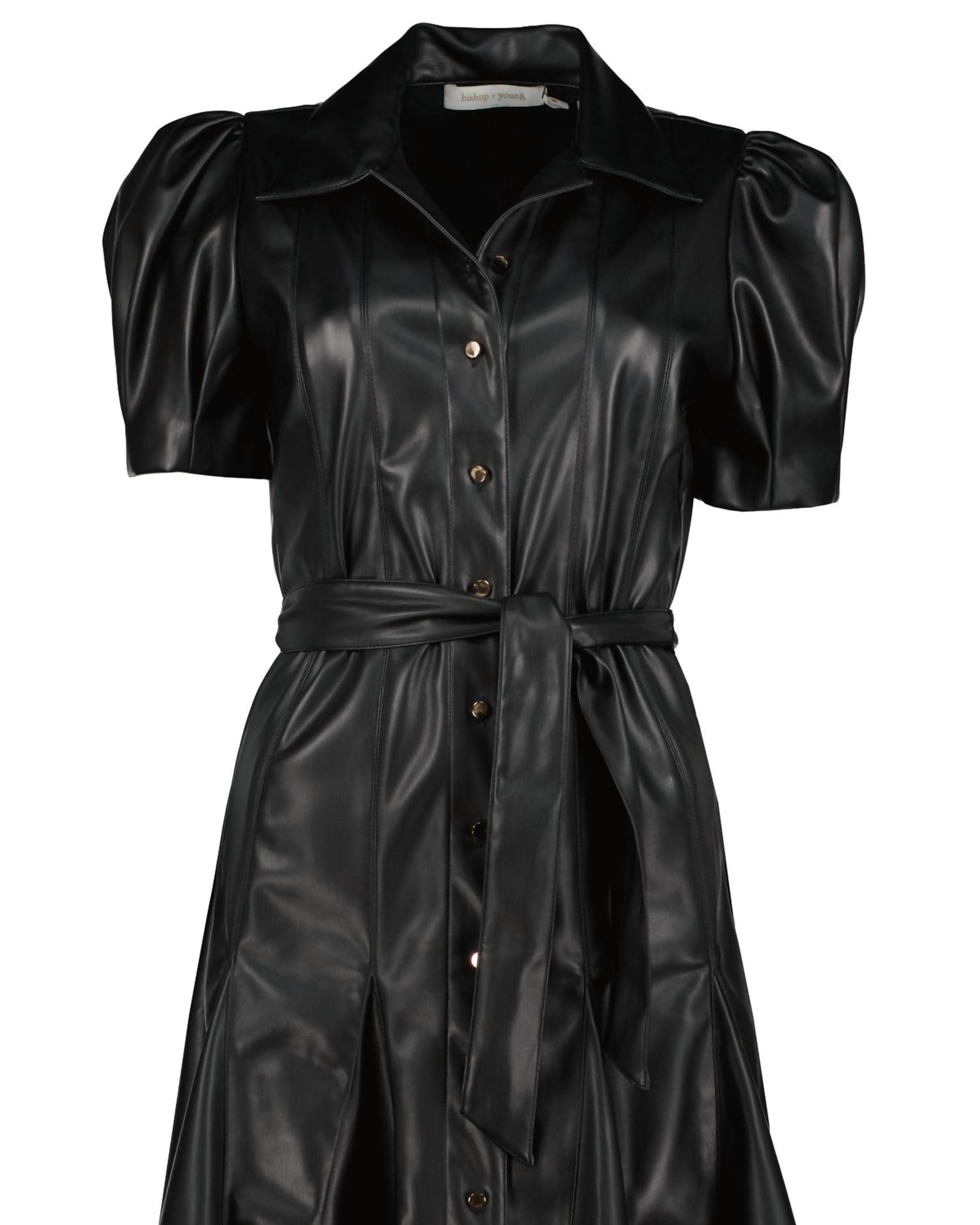 REVENGE STRETCH LEATHER DRESS