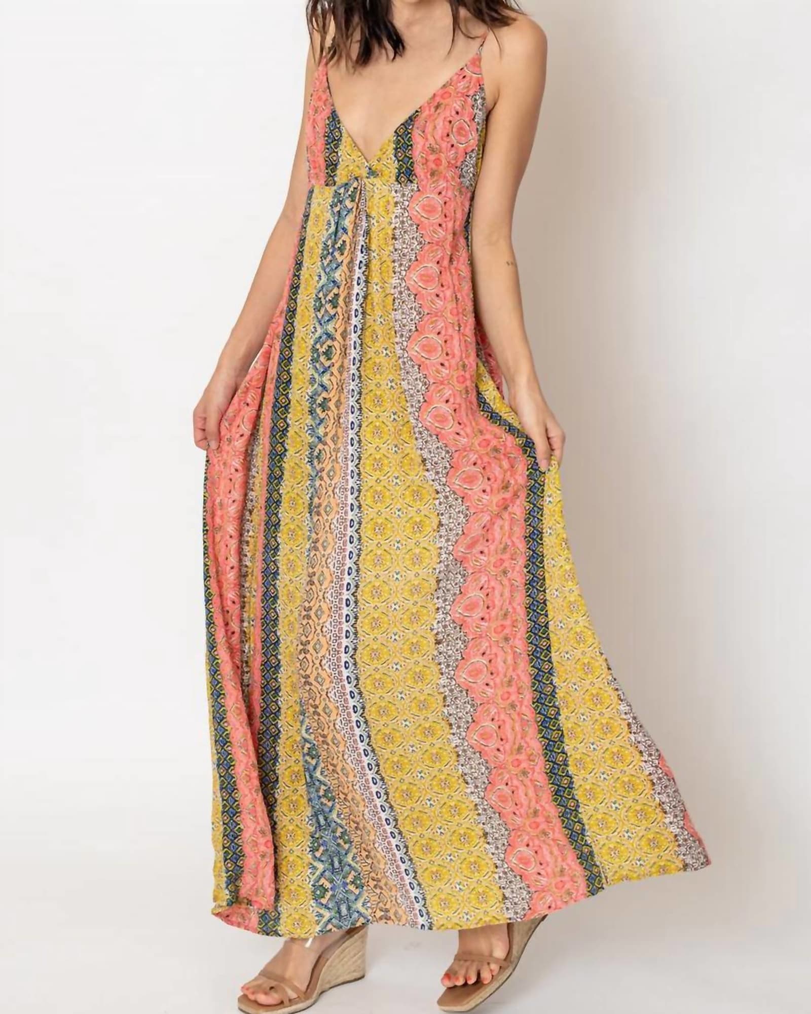 Sun Kissed Maxi Dress In Multicolor | Multicolor