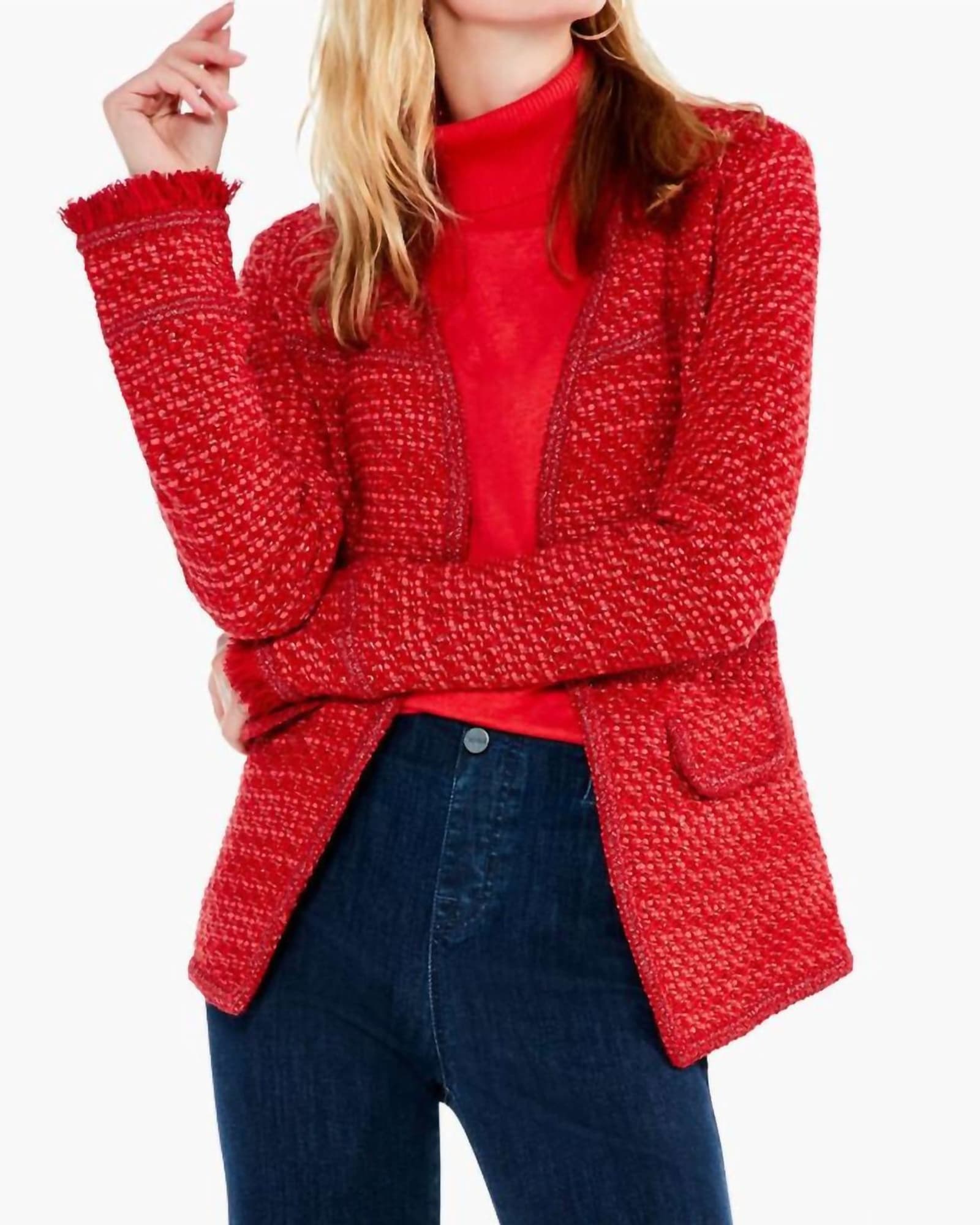 Up Tempo Jacket in Red Mix | Red Mix