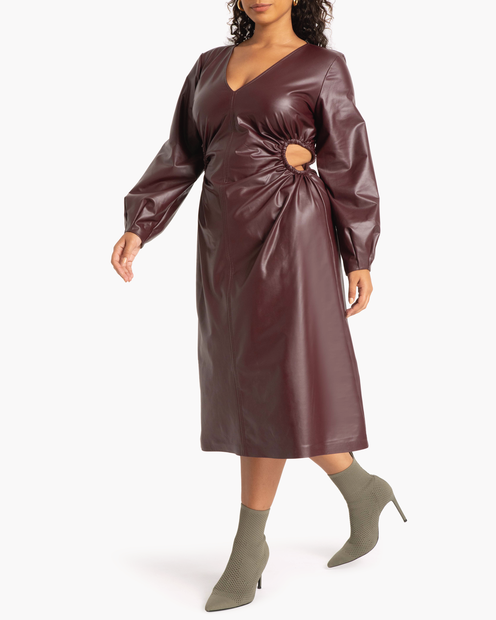 Dafany Java Faux Leather Dress – Orchard Clothing Company