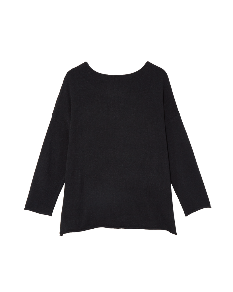 Nadine Plus Size Graphic Sweater | Black / White