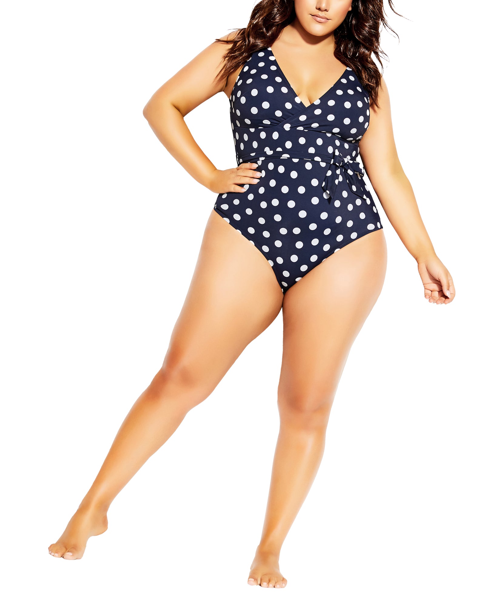 Holland Printed One-Piece | Navy / White
