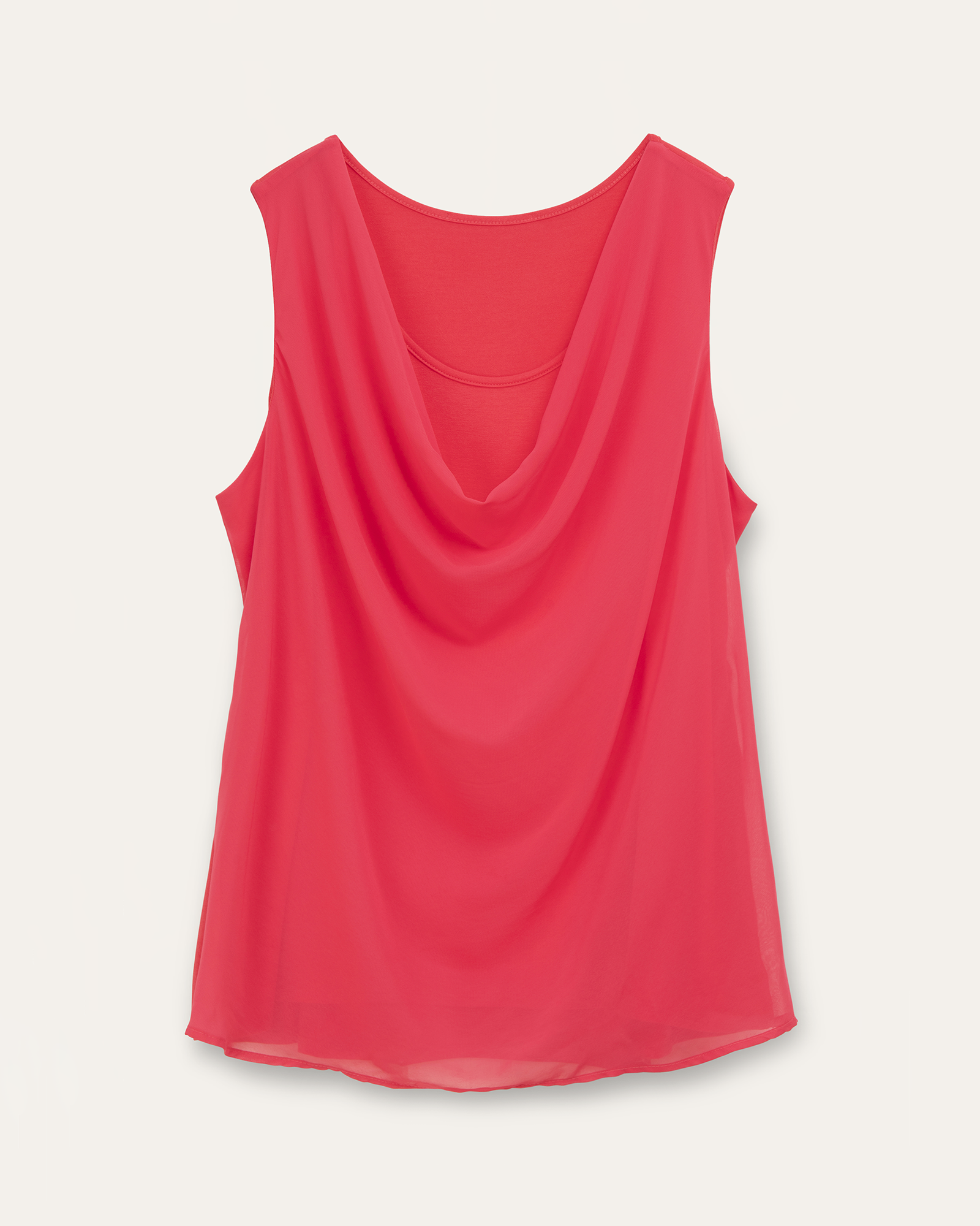 Hailey Cowl Neck Blouse | Pink