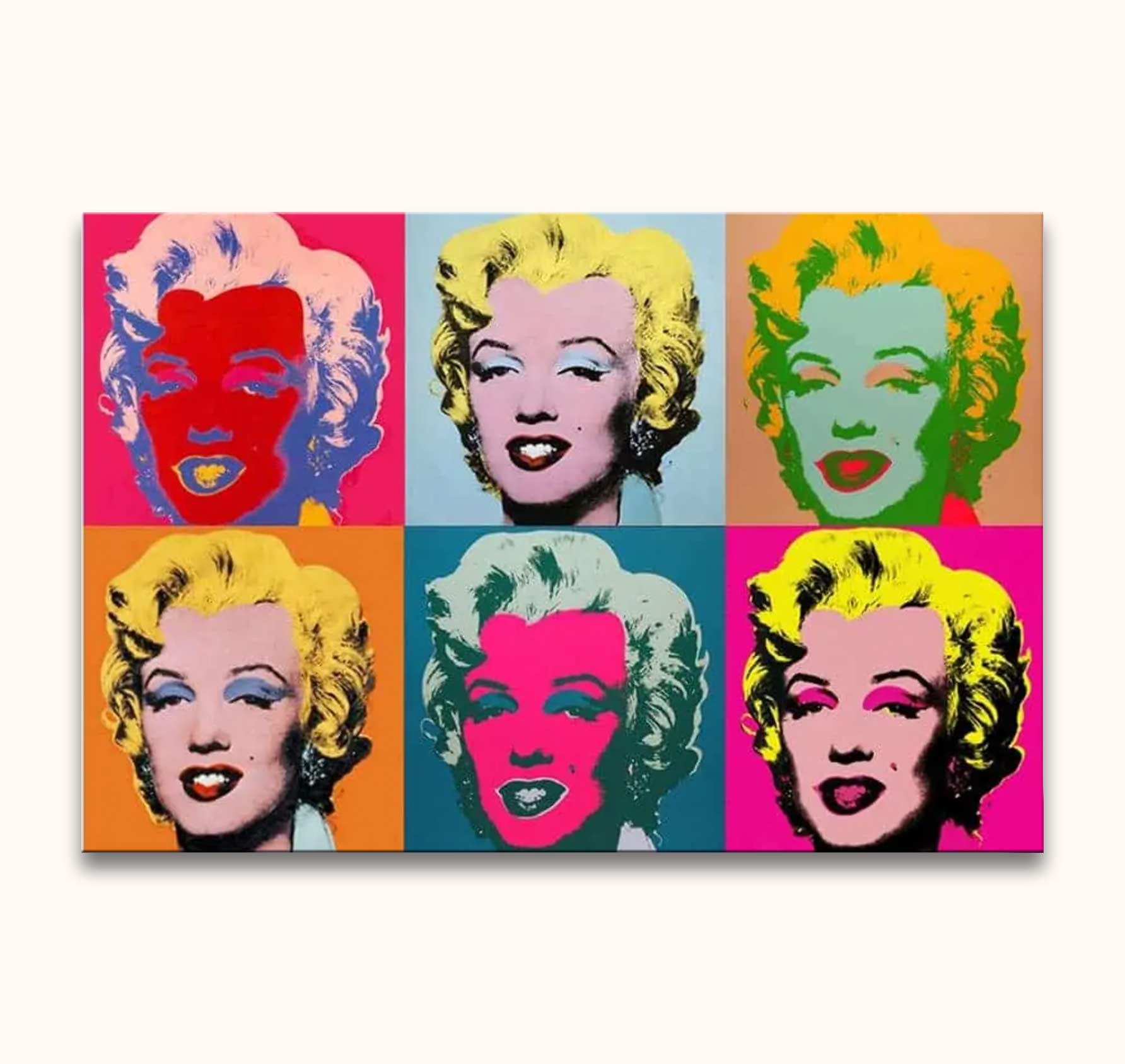 Uit restaurant zakdoek Andy Warhol – Marilyn Monroe 6 – degrootmeesters.com