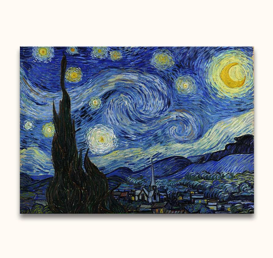 Ewell cursief Recreatie Vincent van Gogh - Sterrenacht – degrootmeesters.com