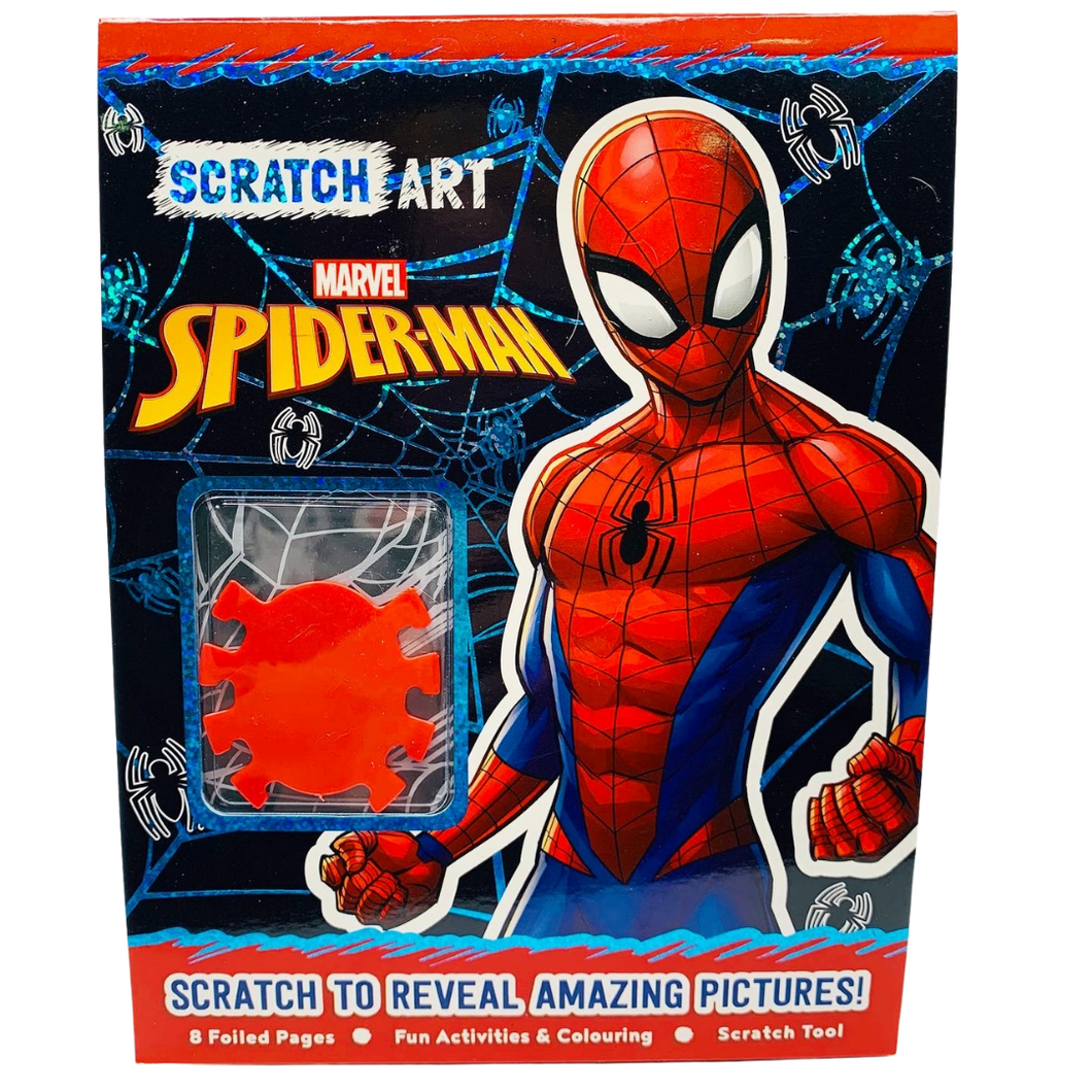 Marvel Spider-Man: Scratch Art – Red Balloon Books