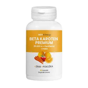 MOVit Energy Beta Carotene 25,000 IU + Panthenol + PABA 90 capsules - My Dr. XM 