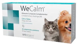 WePharm WeCalm Dogs and Cats food supplement 30 tablets - My Dr. XM 