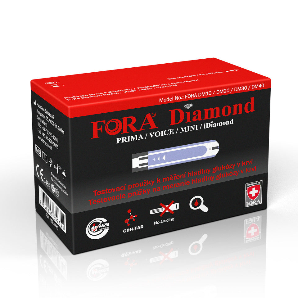 fora diamond mini test strips