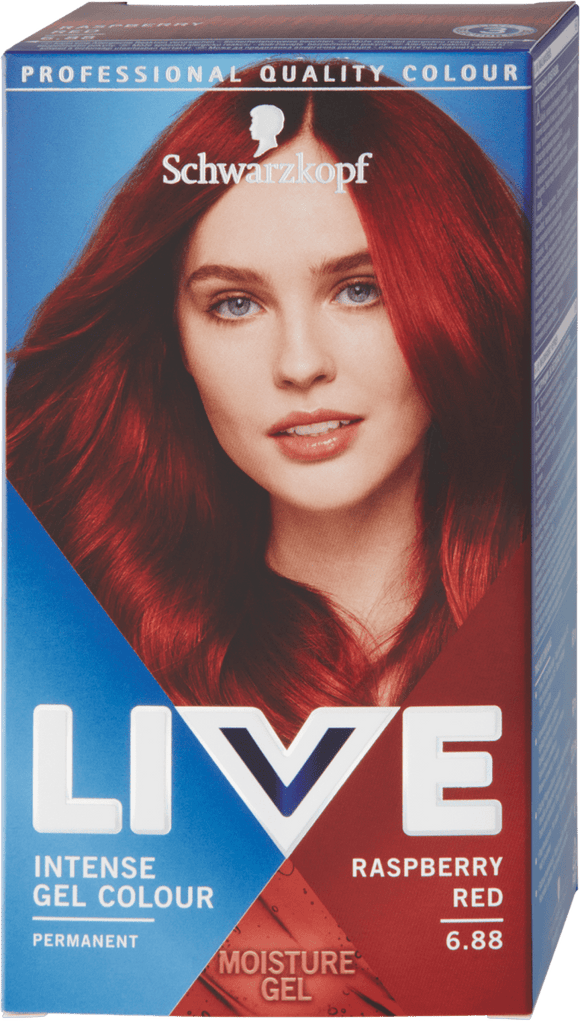 Schwarzkopf LIVE hair color Raspberry red 6.88 – My Dr. XM