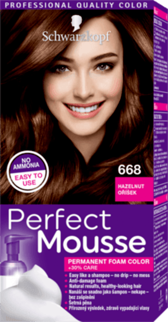 onenigheid puur toewijzing Schwarzkopf Perfect Mousse hair color Peanut 668, 92.5 ml – My Dr. XM