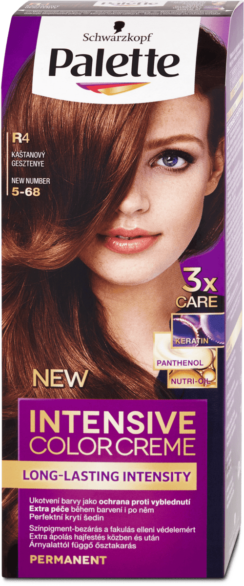 Schwarzkopf Palette Intensive Color Creme hair color Chestnut R4, 110