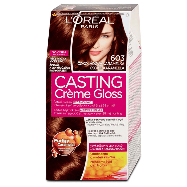 Buy LOreal Paris Casting Creme Gloss SemiPermanent Hair Colour  630  Caramel Ammonia free Online at Chemist Warehouse