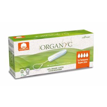 Organyc Menstrual cotton tampons 16 pcs – Dr.