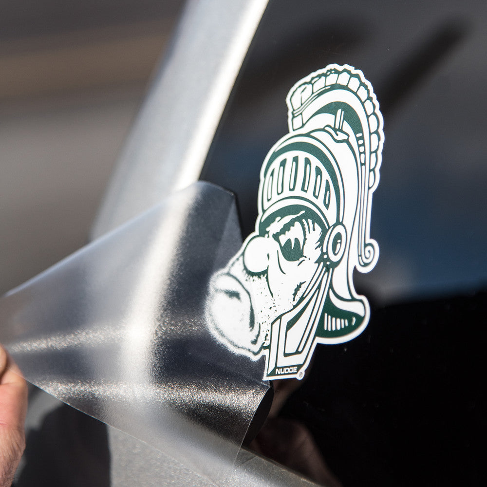 How To Apply Car Decal Bumper Stickers Nudge Printing