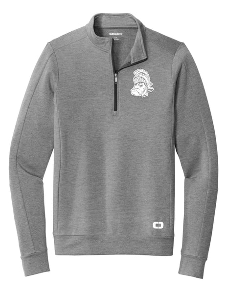 Michigan State Embroidered Quarter Zip from Nudge Printing