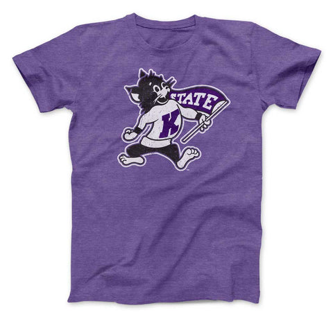 Kansas State Vintage Wildcat Purple T-Shirt
