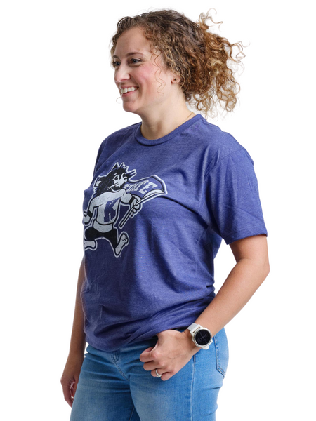 Kansas State Fighting Willie Vintage Purple T-Shirt from Nudge Printing
