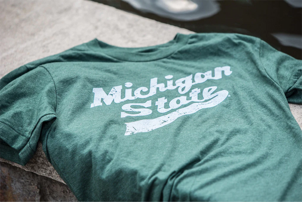 Michigan State Green Hockey T-Shirt from Nudge Printing