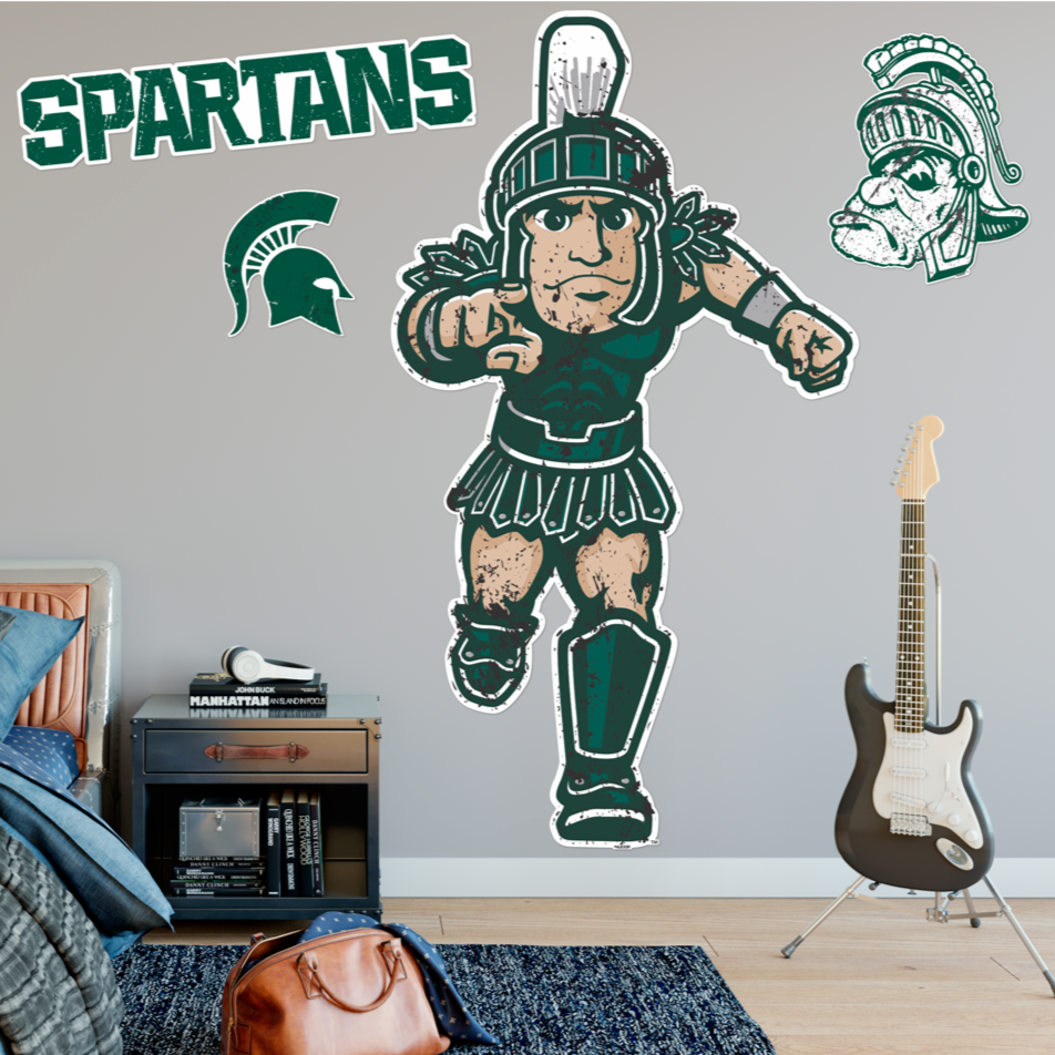 Michigan State Spartans Extra Large 17.5 Block S Decal