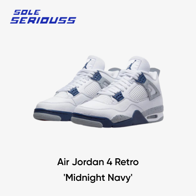 04.Air Jordan 4 Retro 'Midnight Navy'