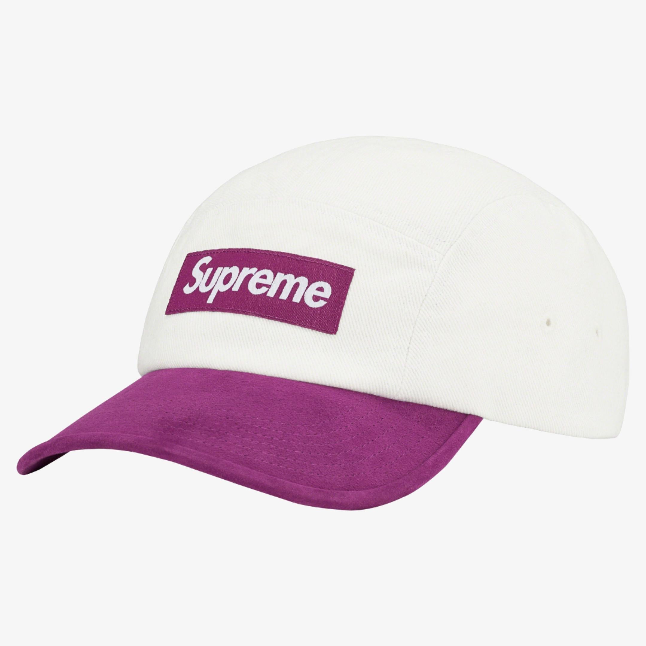 Supreme Camp Cap 'Suede Visor' Natural SS23 – SOLE SERIOUSS