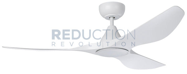 EGLO Surf white ceiling fan with light