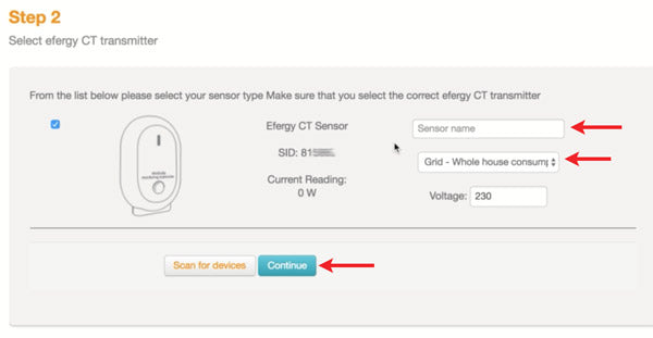 Adding A Transmitter - Efergy Engage