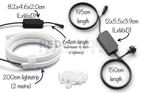 Philips Hue Outdoor Strip Light Dimensions