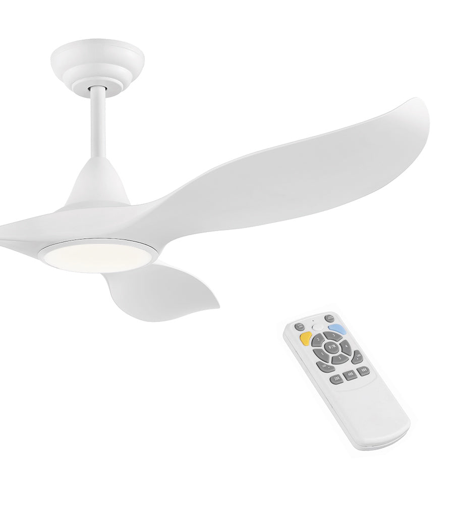 Efficient EGLO Noosa Black DC Ceiling Fan in 4 Sizes