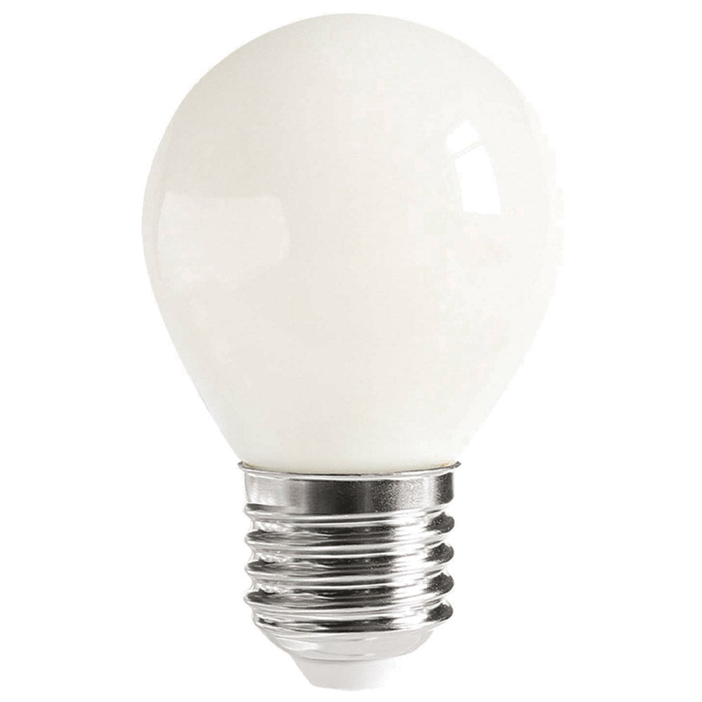 E27 Led Frosted Fancy Round Light Bulb 4w Dimmable