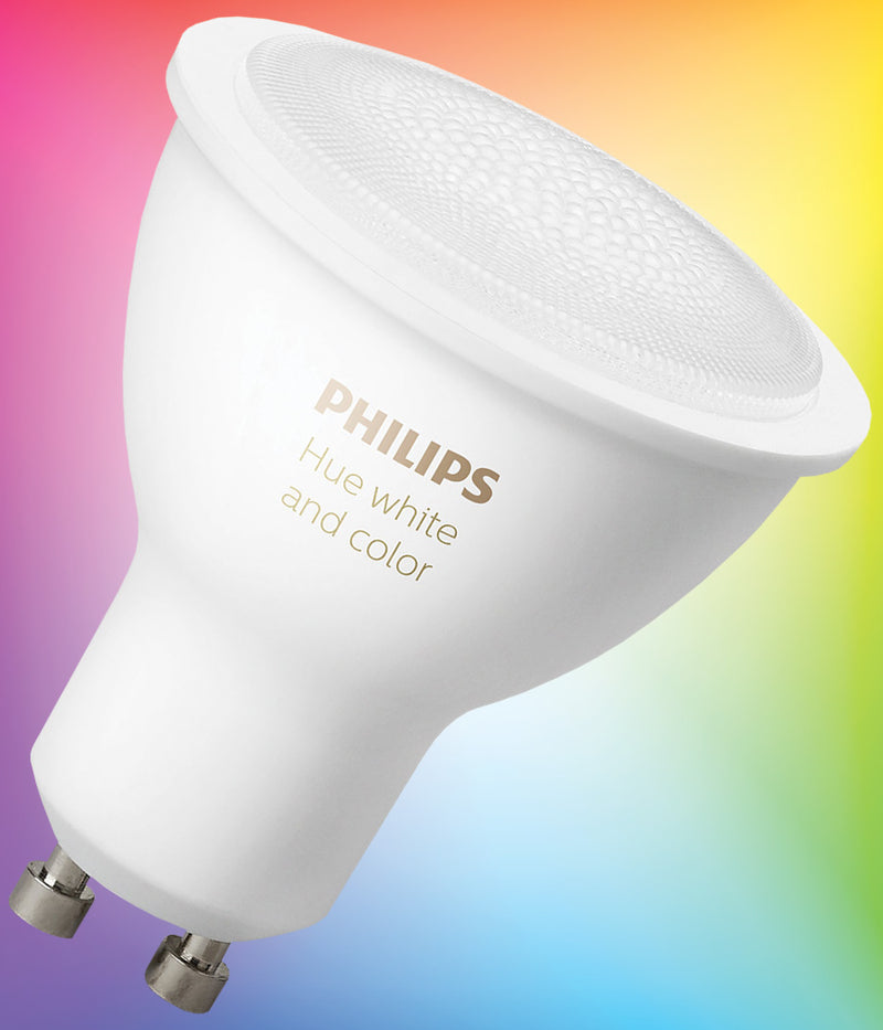 rijm corruptie bodem Philips Hue Smart GU10 LED Downlight - White & Colour