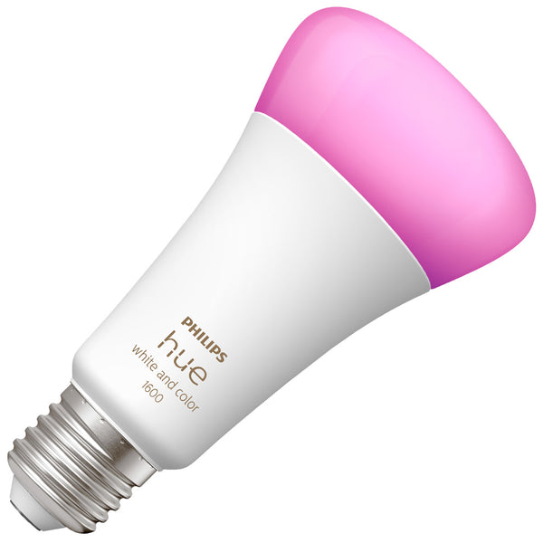 Gluren Rentmeester leven Philips Hue E27 Smart Bulb A60 - White & Colour Ambiance