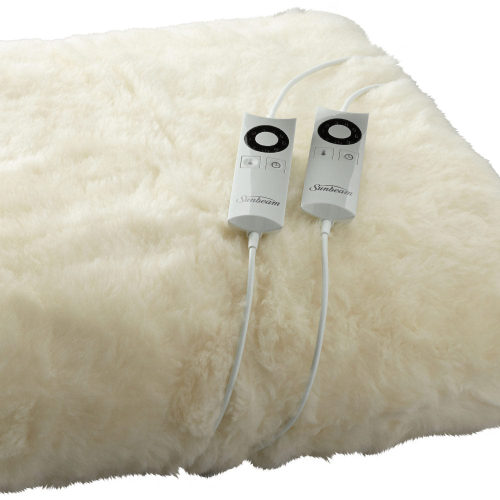 Sunbeam King Bed 100 Australian Wool Electric Blanket