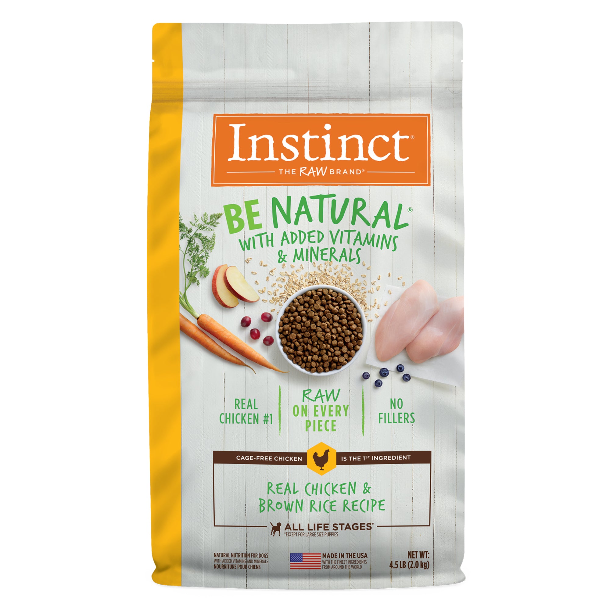 instinct freeze dried dog food