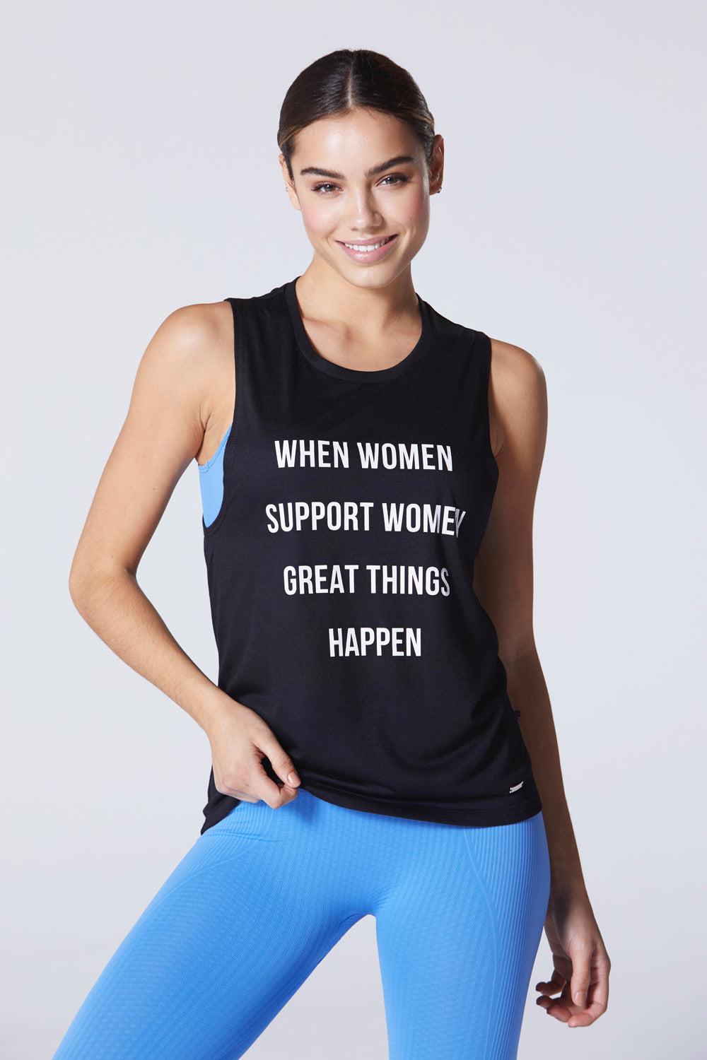 Believe-Athletics-Camiseta-Women-Support-Yoga-Negra