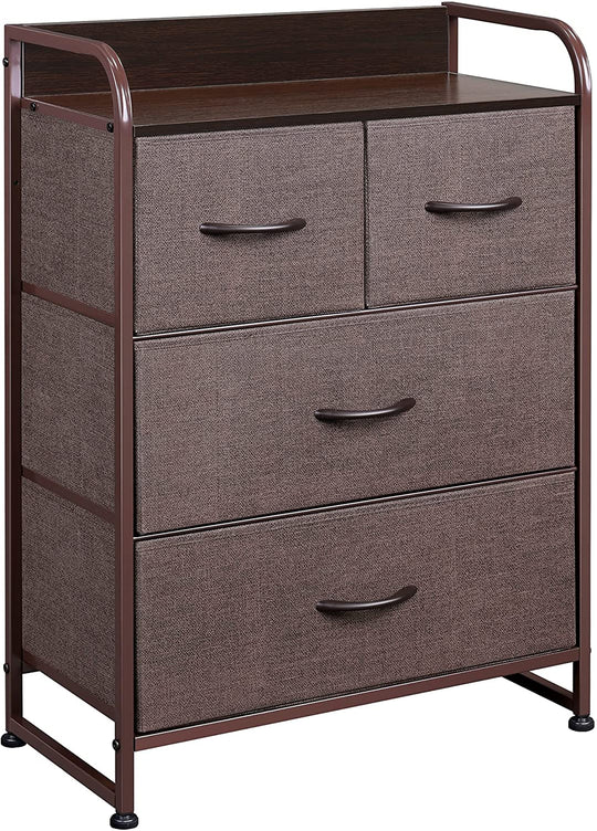 fabric dresser with 4 Drawers Storage / Organization WLIVE