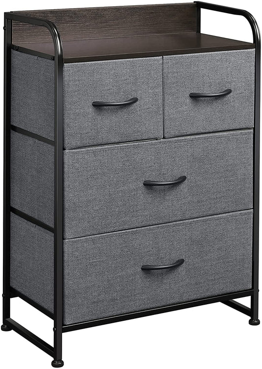 fabric dresser with 4 Drawers Storage / Organization WLIVE