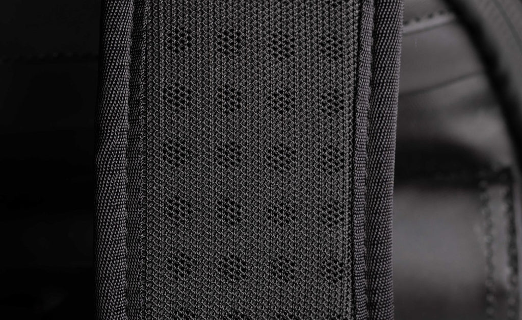 Padded strap on a camera bag