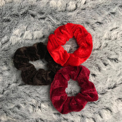 Velvet Scrunchie set 12