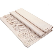 Pale Peach Pashmina Headwrap