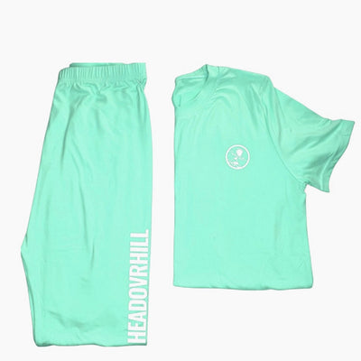 Teal Spring Comfort Matching Short Sleeve Set