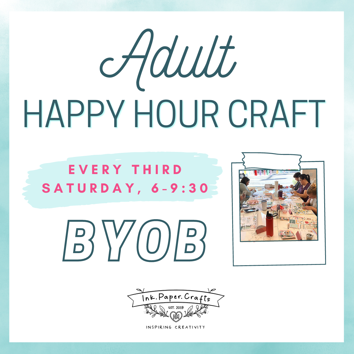 ADULT Happy Hour Craft - July Session