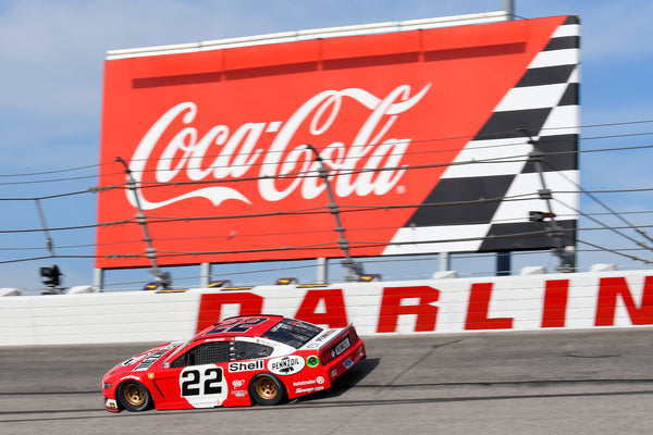 Joey Logano at the Darlington Speedway