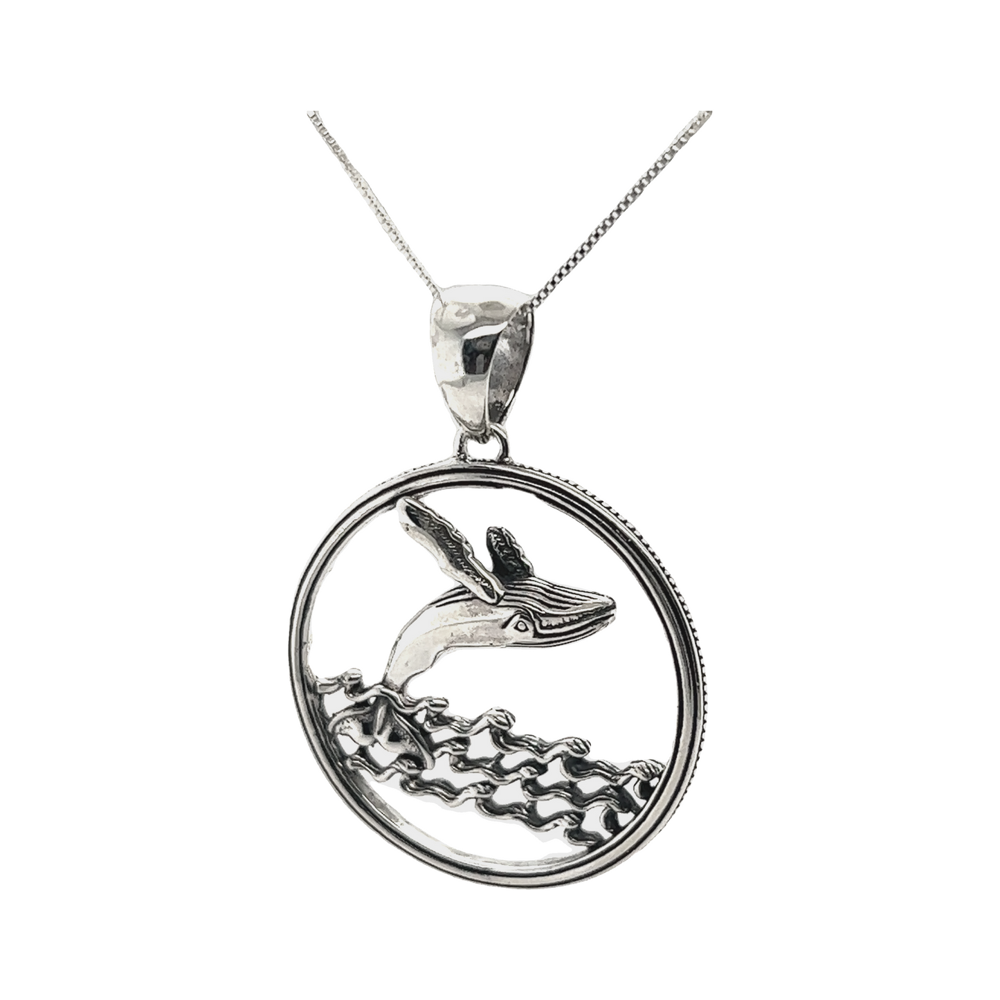 Fish Hook Pendant – Super Silver